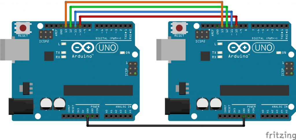 Circuit for Using SPI in Arduino